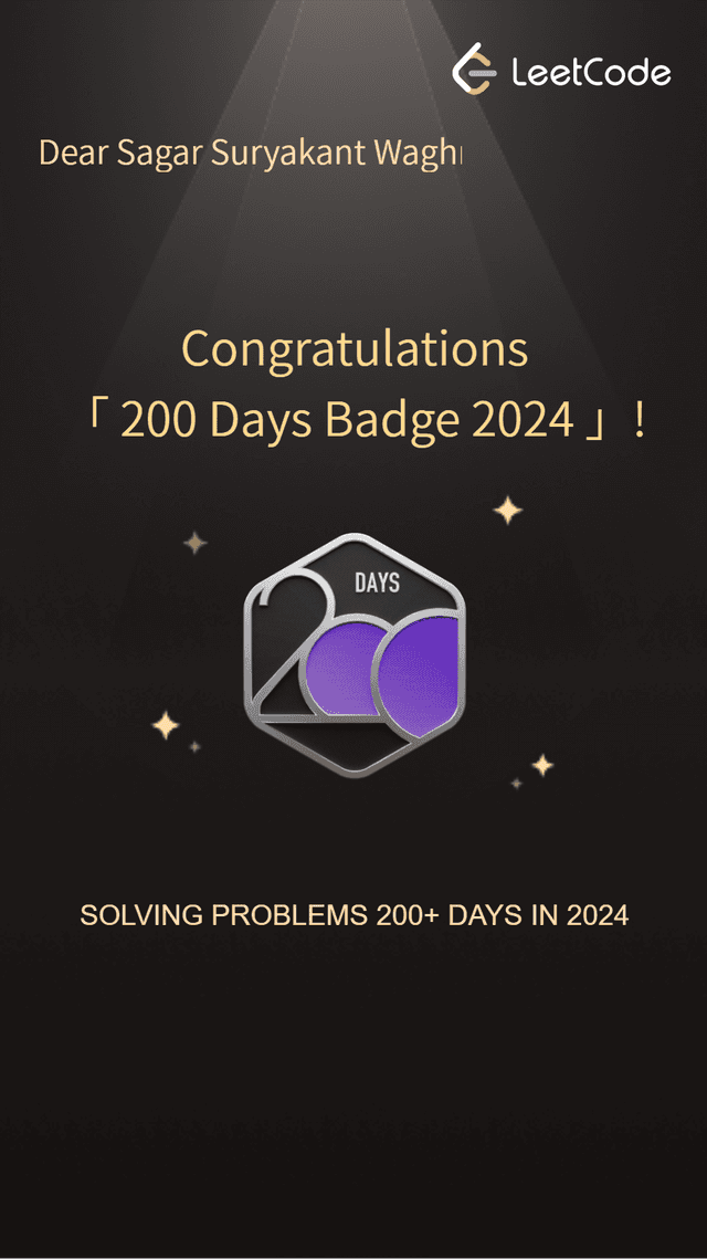 200 Days LeetCode 2024