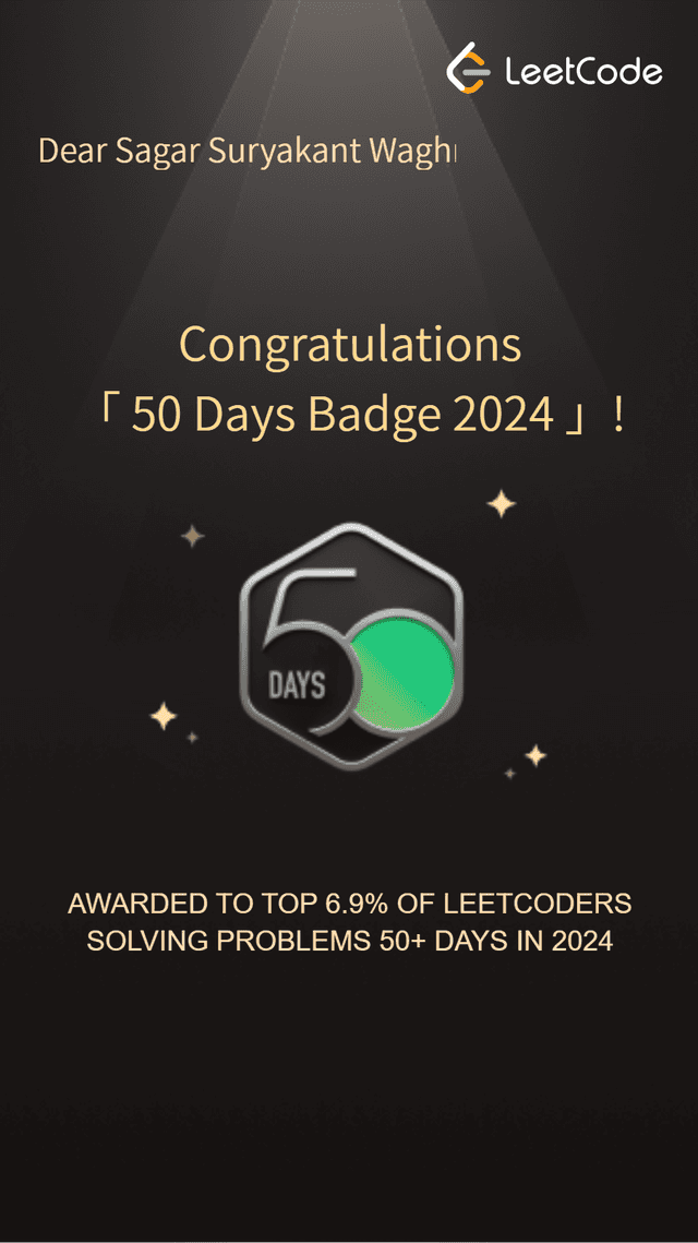 50 Days LeetCode 2024