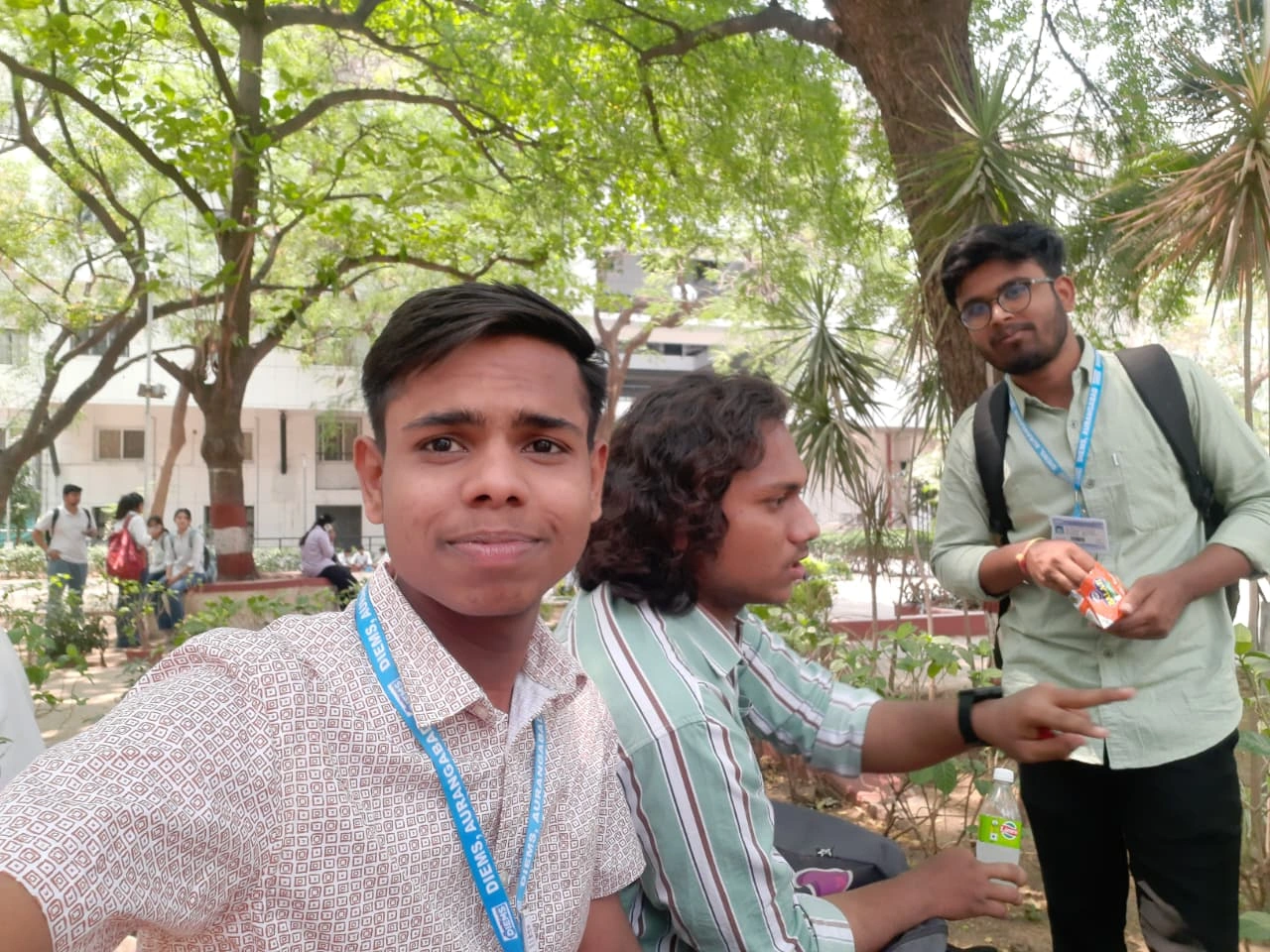Sagar, Atharva and friends at CODEATHON venue